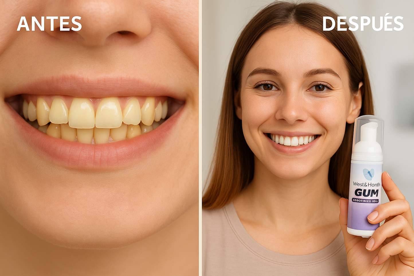 Blanqueador dental GUM Premium: ¡Dientes mas blancos al instante!🦷
