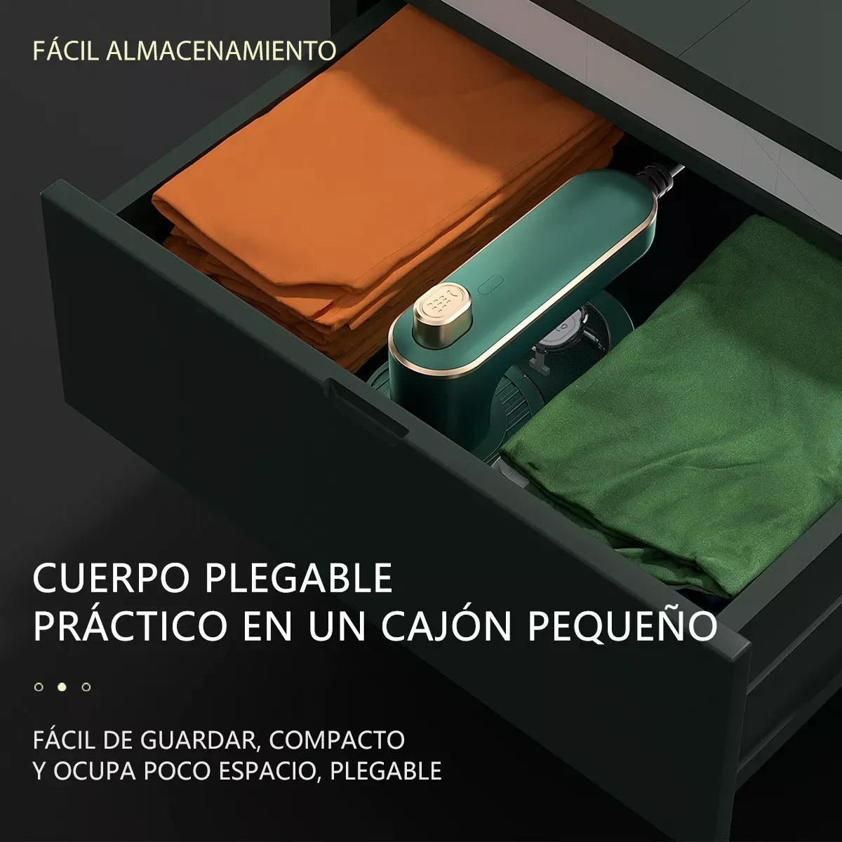 Plancha a vapor, cero arrugas en segundos