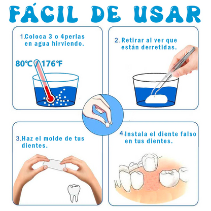 2X1 Resina Dental Moldeable: Sonríe Sin Miedo 😁